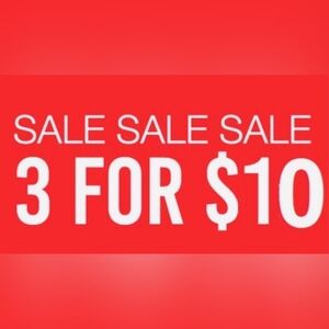 💫💫💫Inventory clear out...items listed $10 or less qualify for 3 for $10💫💫💫
